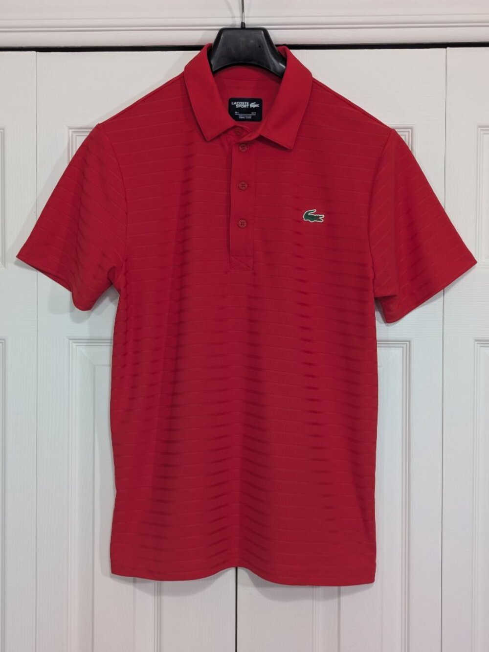 Lacoste Sport Men's Red Tennis Polo